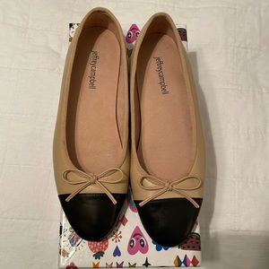 Jeffrey Campbell Cap Toe Ballet Flat Sz 8